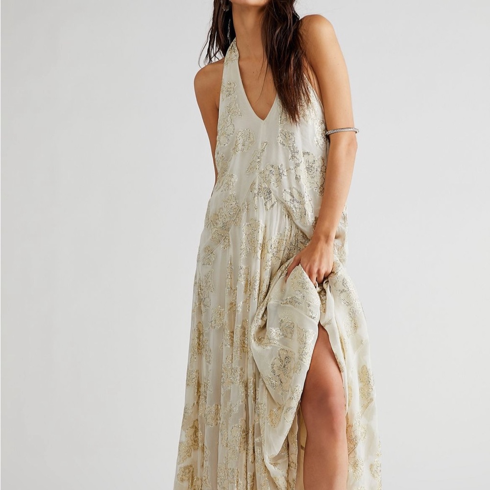 free people holding on convertible maxi dress